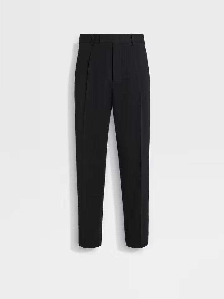 Men's Solid Color Casual Style Trousers