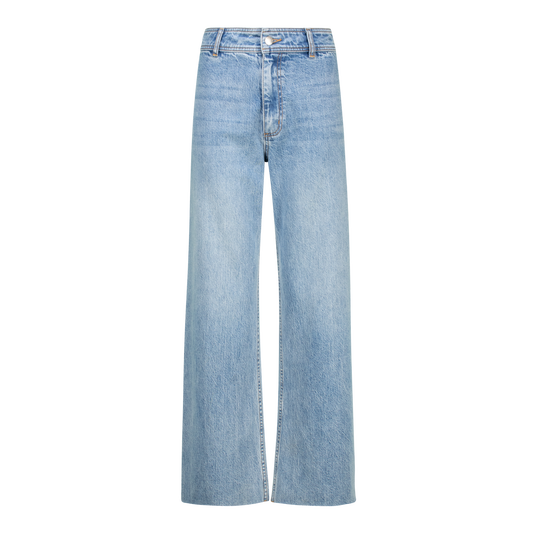 KHLOE LIGHT WASH CROPPED FLARE